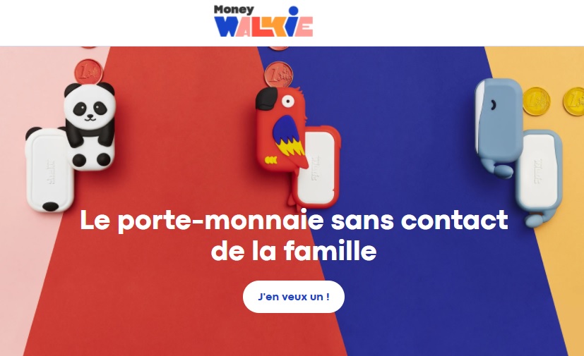 Money Walkie, le porte-monnaie sans contact pour enfants