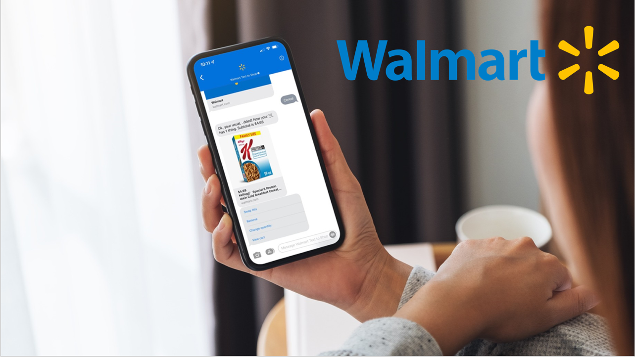 Walmart x Text to Shop